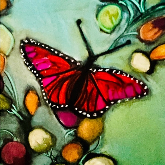 Hand Crafted Other - Butterfly pastel art “Joy is on the Horizon” I’ve created. FREE SHIPPING!